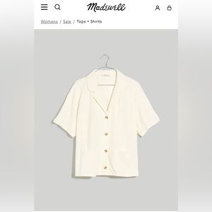 Madewell Knit Lightspun Camp Shirt